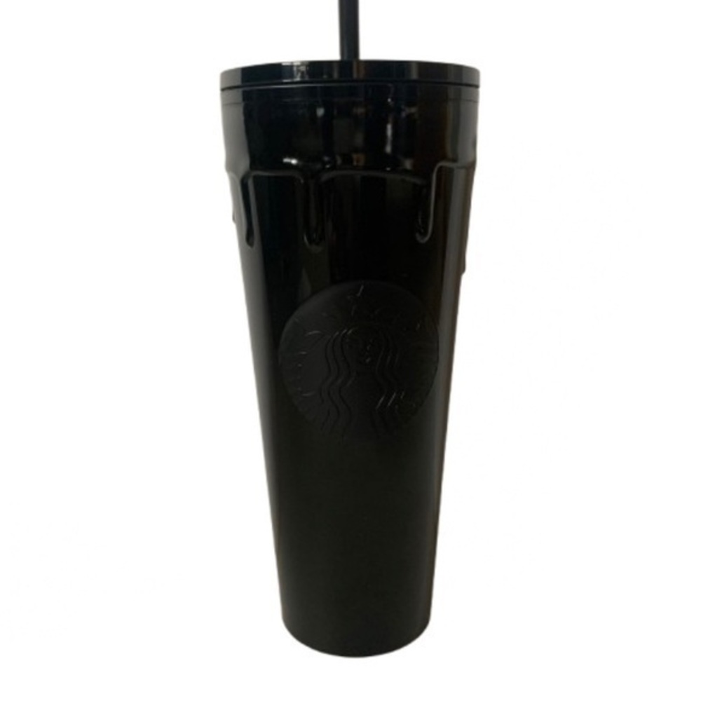 NWT. STARBUCKS Black Slime Halloween Tumbler